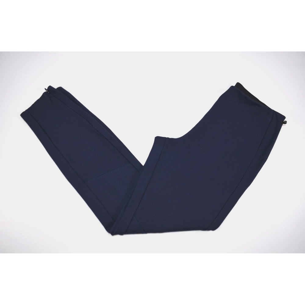 Polo Ralph Lauren Womens Pull On Navy Blue Leggings Pant Size 8 Ankle Zipper